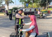 Satlantas Polres Sumenep Himbau Sepeda Listrik Tak Beraktivitas di Jalan Raya