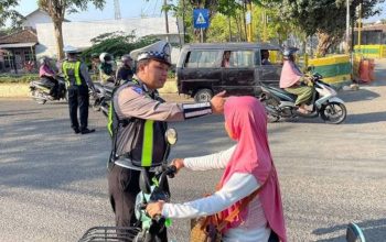 Satlantas Polres Sumenep Himbau Sepeda Listrik Tak Beraktivitas di Jalan Raya