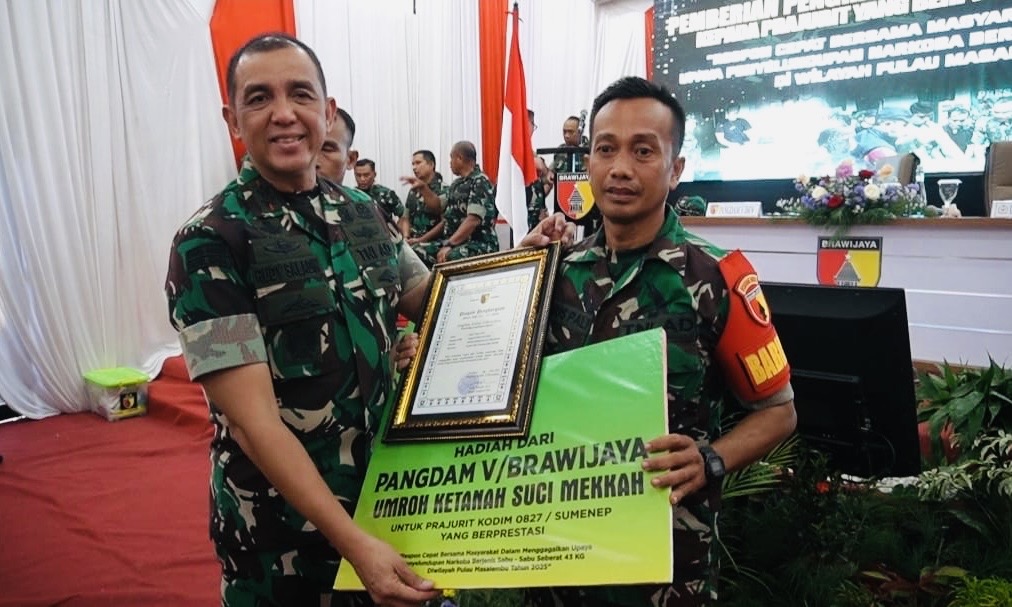 Terima Kasih Dandim 0827/Sumenep Pada Pangdam V/Brawijaya