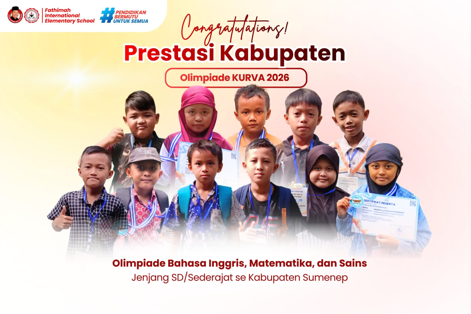 FIES Students Sweep Regency-Level Championship at The 2026 KURVA Olympiad