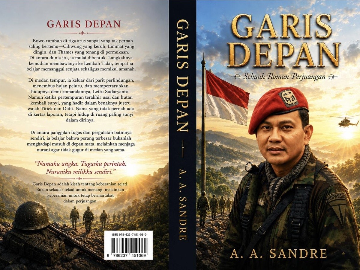 Garis Depan, Novel Trilogi yang Hadirkan Kisah Perjuangan Hidup Prabowo