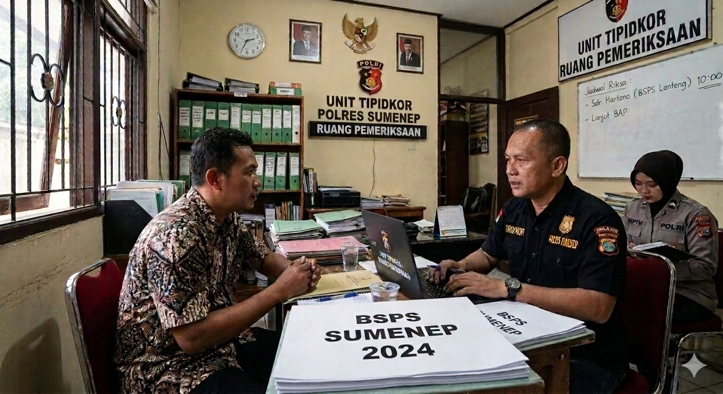 Fakta Baru Dugaan Keterlibatan Pidkor Polres Sumenep dalam Korupsi BSPS 2024