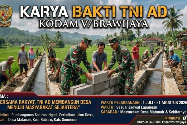 Akan Penuh Jenderal, Karya Bakti TNI AD Skala Besar Siap Hijaukan Madura
