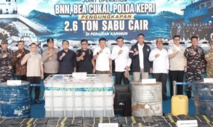2,6 Juta Ton Sabu Cair dan Jutaan Rokok Ilegal Gagal Masuk Indonesia