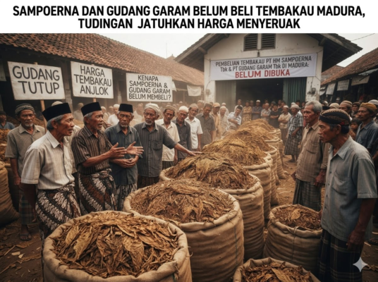 Gambar ilustrasi: Sampoerna dan Gudang Garam Belum Beli Tembakau Madura, Tudingan Jatuhkan Harga Menyeruak.